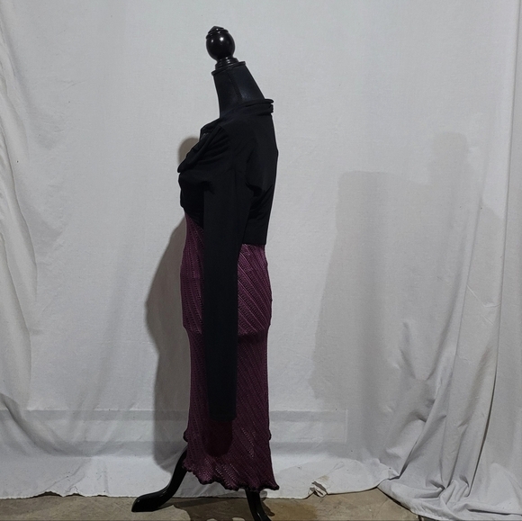 Georges Levesque Pour Scandale dress boho 1980s designer whimsigoth XS vintage - Picture 2 of 15